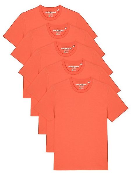 wat? Apparel T-Shirt 5er Multipack Bio Basic T-Shirt Fiesta günstig online kaufen