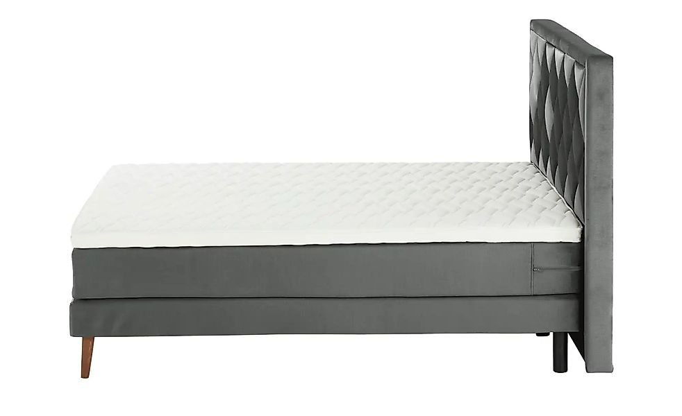Playboy Boxspringbett  Audrey ¦ grau ¦ Maße (cm): B: 190 H: 118 Betten > Bo günstig online kaufen