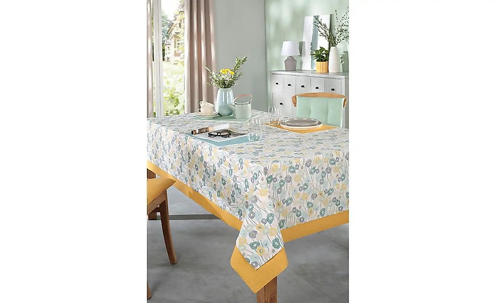 PEYER SYNTEX Tischdecke  Matera ¦ grün ¦ Baumwollmischgewebe ¦ Maße (cm): B günstig online kaufen