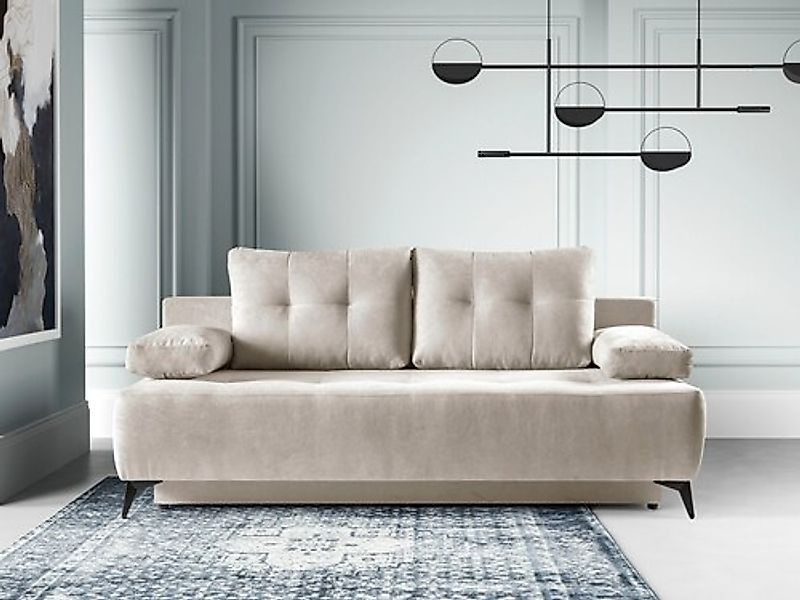 WERK2 Schlafsofa "Oakland", 2-Sitzer Sofa & Schlafcouch mit Bettkasten günstig online kaufen