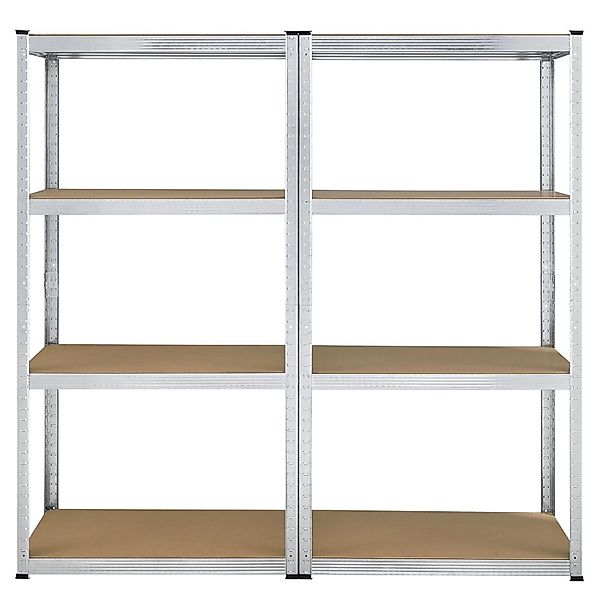 Juskys 2er Set Lagerregal Easy 160 x 80 x 40 cm günstig online kaufen