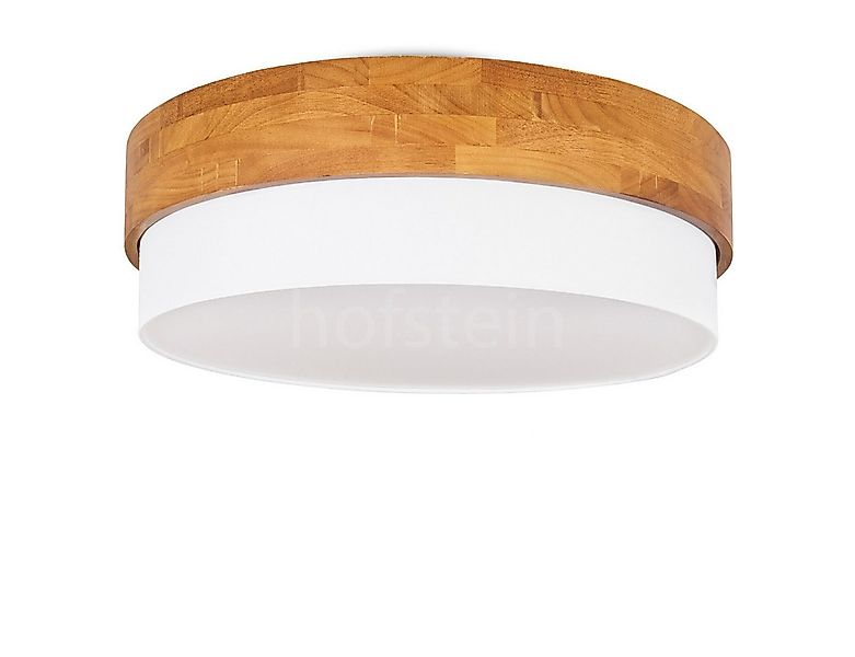 hofstein Deckenleuchte »Campitello« Deckenlampe aus Metall/Holz/Stoff, Nick günstig online kaufen