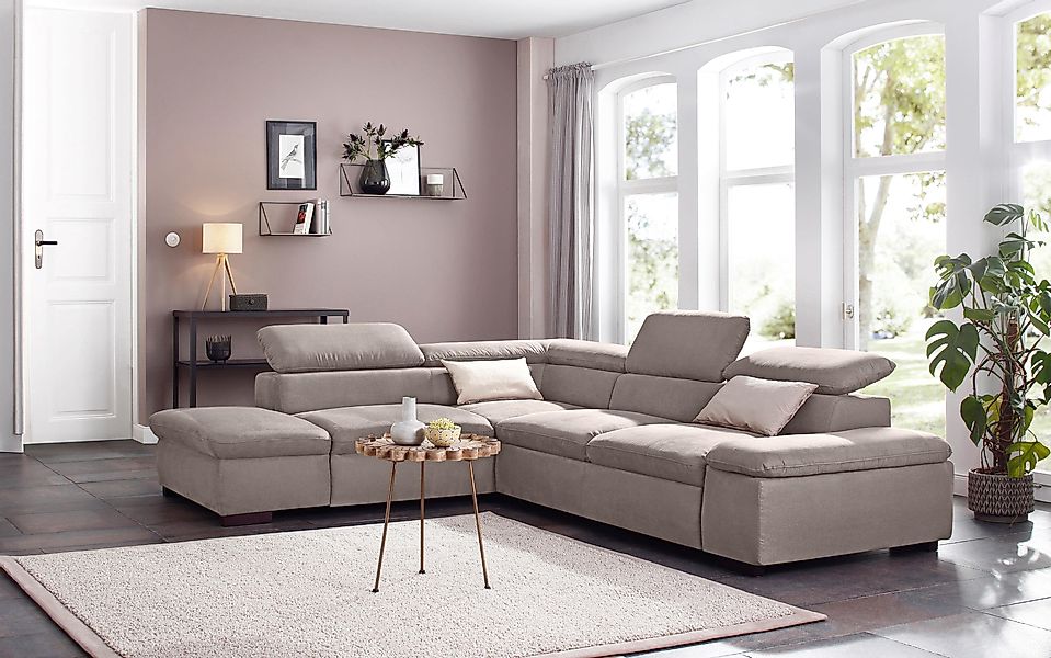 Home affaire Ecksofa Alberto L-Form, mit günstig online kaufen