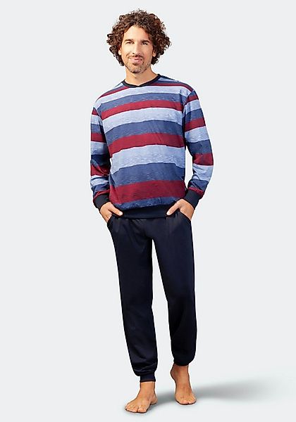 Hajo Pyjama Hajo, Schlafanzug Klima-Komfort 53762 günstig online kaufen