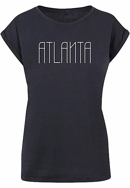 Merchcode T-Shirt "Merchcode Damen Ladies Atlanta X Extended Shoulder Tee" günstig online kaufen