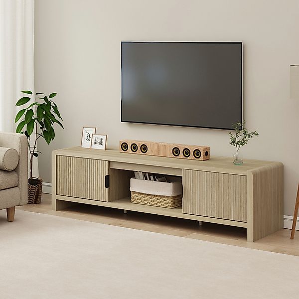 en.casa TV-Schrank »Lukkodso« mit 3 Fächern günstig online kaufen