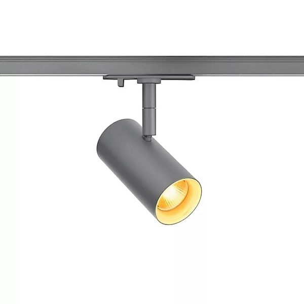 LED 1-Phasen-Spot Noblo in Grau 6W 750lm 3000K 32° günstig online kaufen