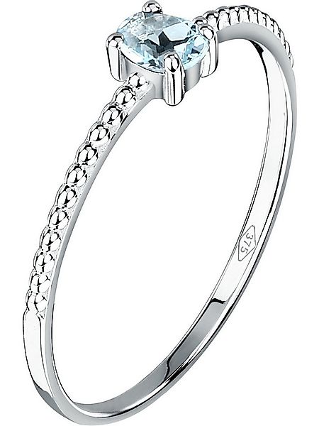 CHRIST Goldring CHRIST Damen-Damenring 375er Weißgold 1 Topas günstig online kaufen
