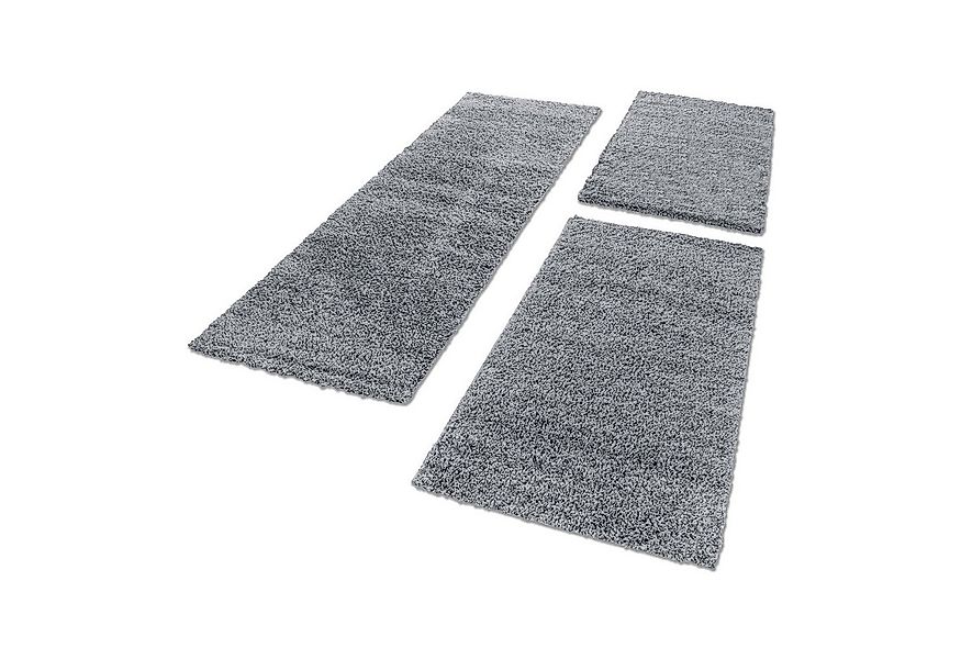 Carpettex Hochflor-Bettumrandung Unicolor - Einfarbig, Höhe 30 mm, (Bett-Se günstig online kaufen