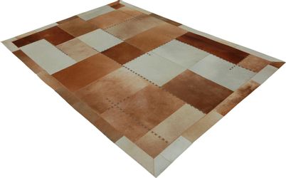 calo-deluxe Lederteppich "Solut 305 - Fellteppich" rechteckig 8 mm Höhe ech günstig online kaufen