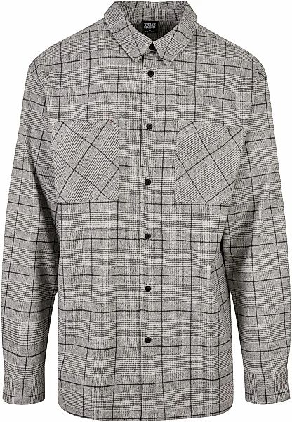 URBAN CLASSICS Langarmhemd "Urban Classics Herren Long Oversized Checked Gr günstig online kaufen