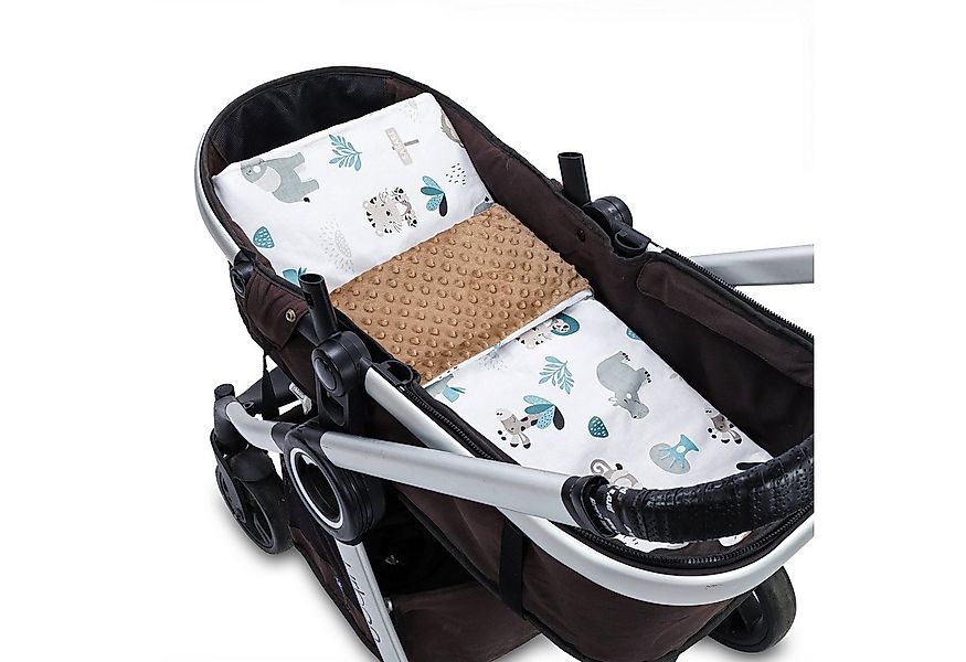 Totsy Baby Kinderwagen-Sitzauflage Kinderwagendecke Winter 75x60 cm mit Kis günstig online kaufen