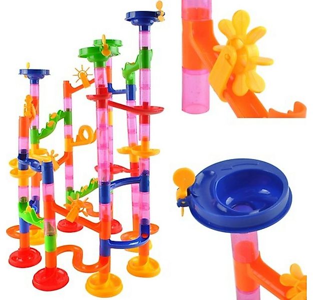 ISO TRADE Kugelbahn Kugelbahn Rutsche, (Motorikspielzeug Spaceball, 105-tlg günstig online kaufen