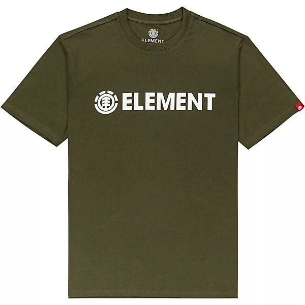 Element Blazin Kurzärmeliges T-shirt XS Army günstig online kaufen