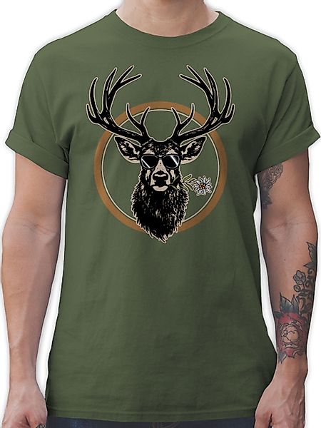 Shirtracer T-Shirt Cooler Hirsch Hirschgeweih Jäger günstig online kaufen