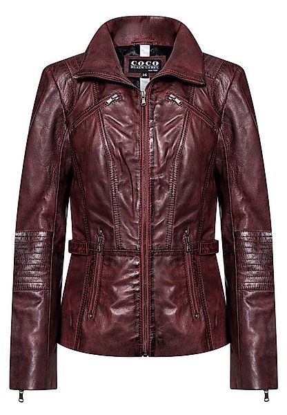 CBL Lederjacke MQ-43119 mit stehkragen günstig online kaufen