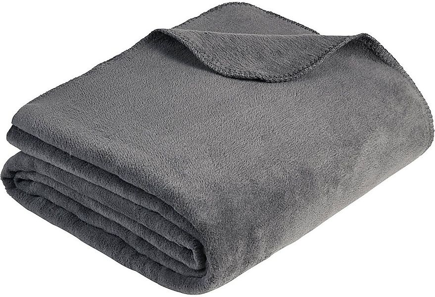 Wohndecke Uni Decke Malaga, IBENA, unifarben günstig online kaufen