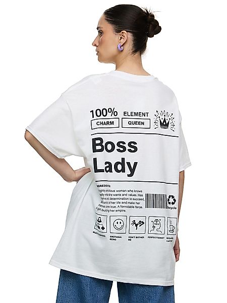 Worldclassca T-Shirt Worldclassca Oversized Print GIRL günstig online kaufen