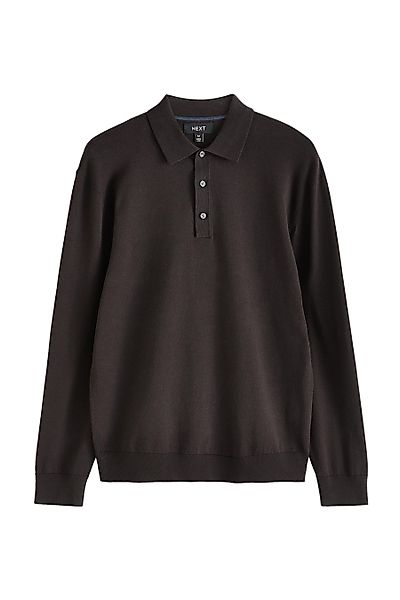 Next Langarm-Poloshirt Langärmeliges Regular Fit Poloshirt günstig online kaufen