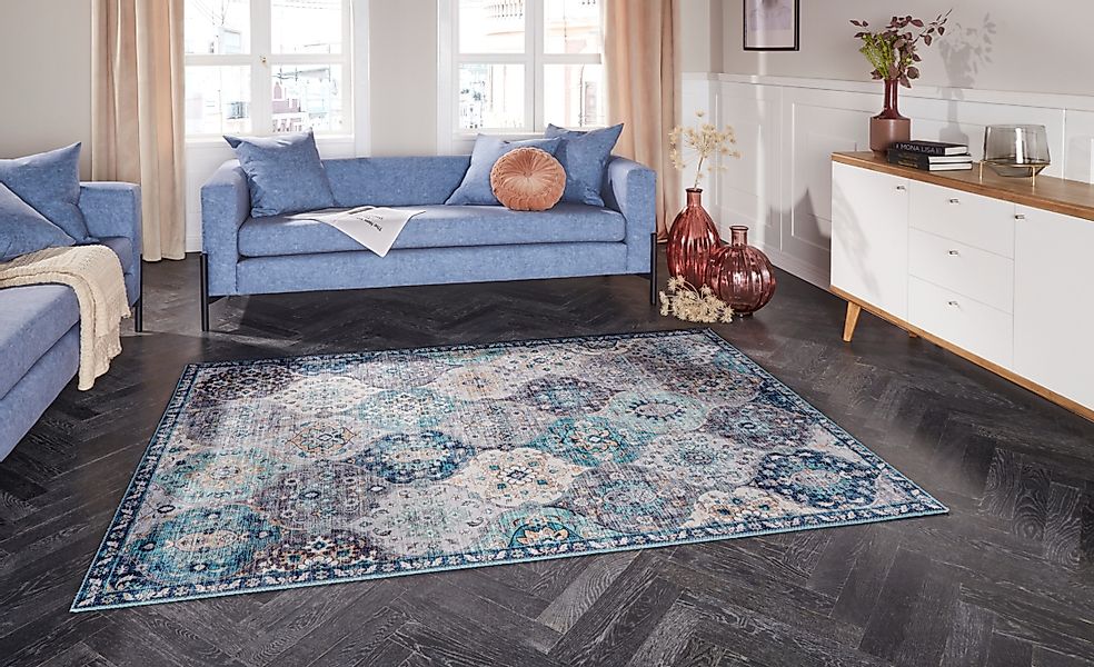 ELLE DECORATION Teppich "Kashmir Ghom" rechteckig 5 mm Höhe Orientalisch, L günstig online kaufen