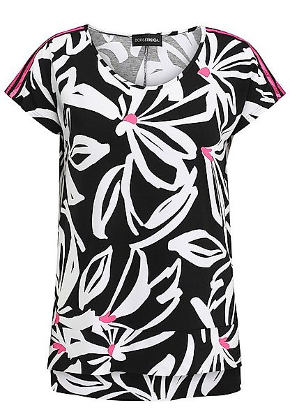 Doris Streich T-Shirt mit grafischem Blüten-Druck günstig online kaufen