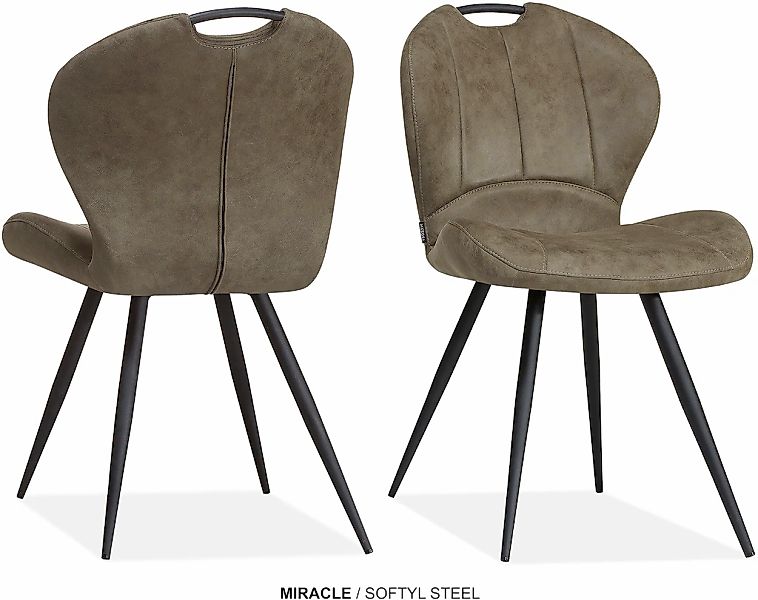 OMG Design Esszimmerstuhl "Miracle" (Set) 2 Stk.Esszimmerstuhl, pflegeleich günstig online kaufen