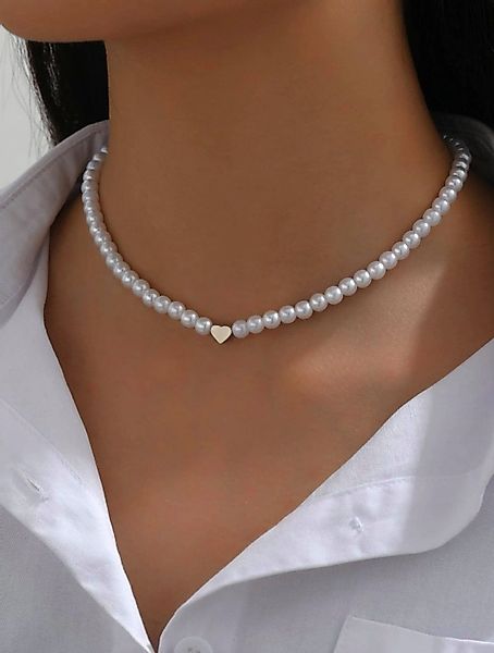 LIMONIA Perlenkette Damenkette Kette mit Anhänger günstig online kaufen