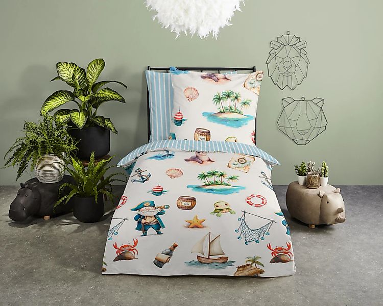 good morning Kinderbettwäsche "Capi" 2 Stk. Baumwolle, Renforcé, Wendeoptik günstig online kaufen