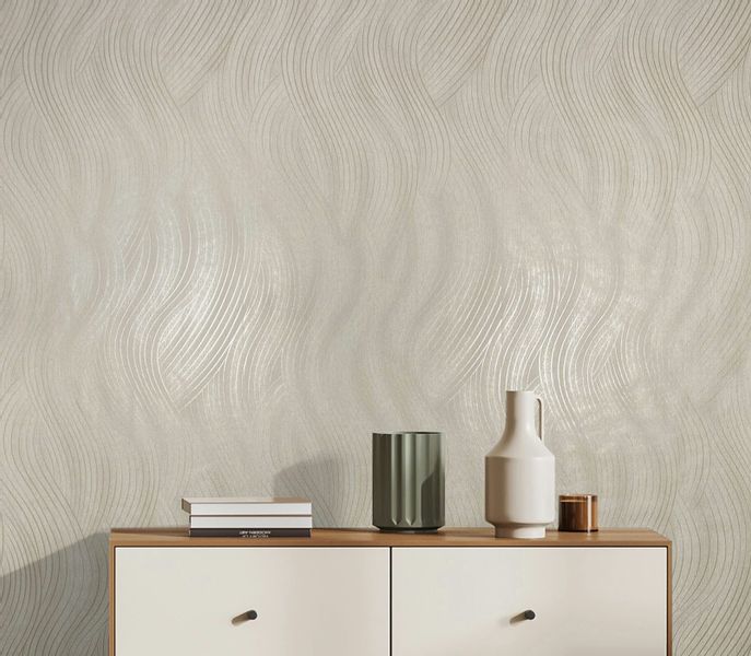 Marburg Vliestapete »Tapete Wavy Stripes« geometrisch geprägt moderne Vlies günstig online kaufen