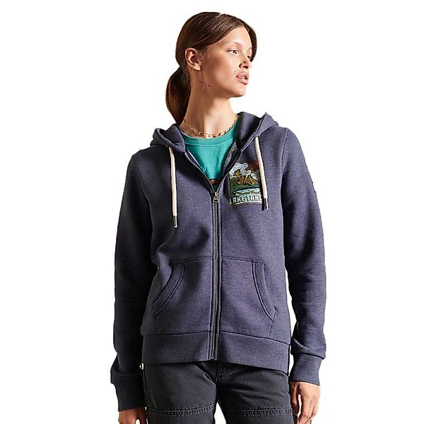 Superdry Heritage Mountain Sweatshirt Mit Durchgehendem Reißverschluss S Ec günstig online kaufen