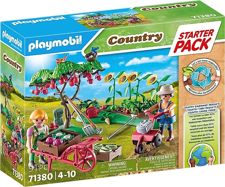 Playmobil® Starter Pack, Bauernhof Gemüsegarten (71380), Country Konstrukti günstig online kaufen