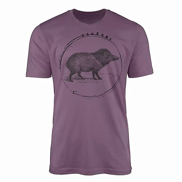Sinus Art T-Shirt Evolution Herren T-Shirt Wildschwein günstig online kaufen