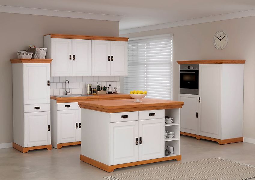 OTTO home Vorratsschrank "Rügen" Breite 47 cm, Kiefer massiv, 2 Türen, 1 Sc günstig online kaufen