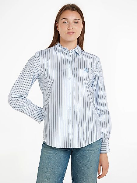 Tommy Hilfiger Hemdbluse "STRIPE REGULAR SHIRT" mit Streifendessin günstig online kaufen