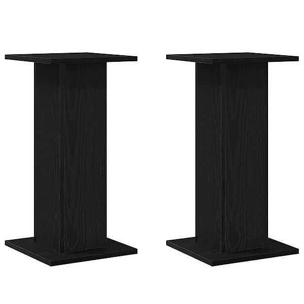 vidaXL Kleiderschrank Lautsprecherständer 2 Stk. Schwarz Eiche 30x30x60 cm günstig online kaufen