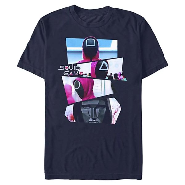 Netflix - Squid Game - Front Man & Guards Masked Markers - Männer T-Shirt günstig online kaufen