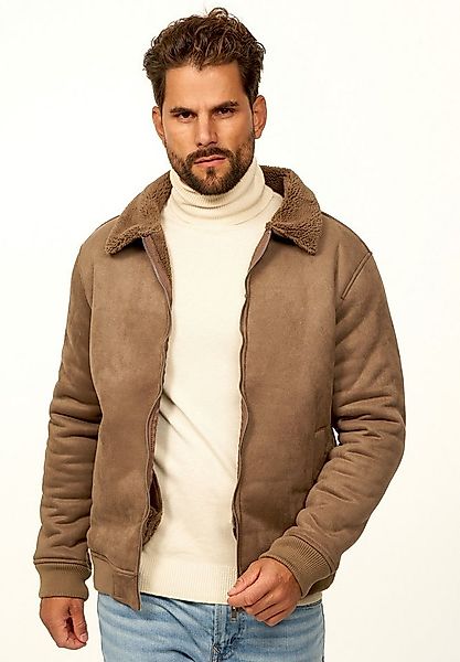 OneRedox Blouson als Weiche Übergangsjacke in Lammfell-Optik Herren Blouson günstig online kaufen