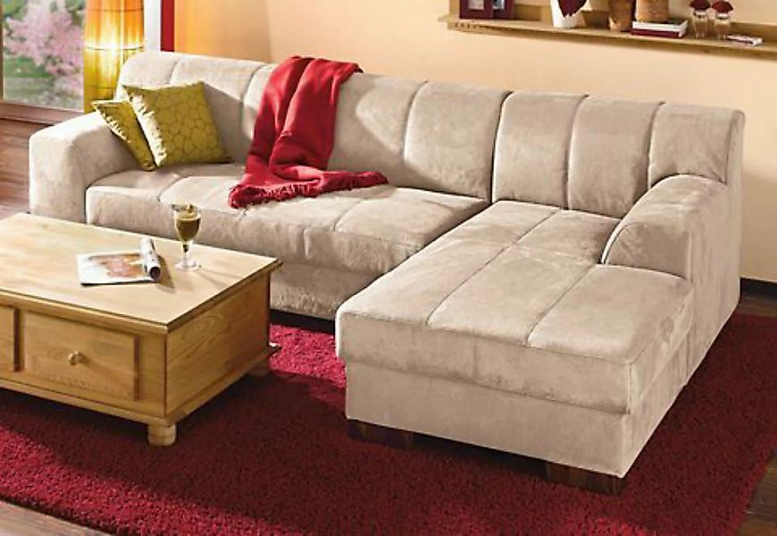 Home affaire Ecksofa »Falk klare Linien, elegant und zeitlos, L-Form«, mit günstig online kaufen