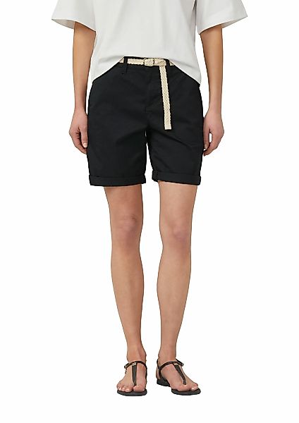 s.Oliver Bermudas inkl. geflochtenem Gürtel, Baumwollstretch günstig online kaufen