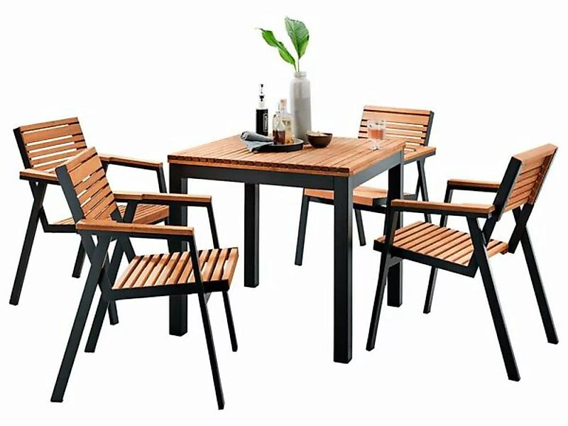 Gartenmöbel-set 'Berrissimo', 5-teilig, 4 Sessel, 1 Tisch günstig online kaufen