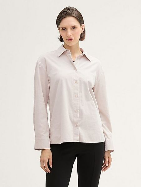 TOM TAILOR Langarmbluse Oversized Kord Bluse günstig online kaufen