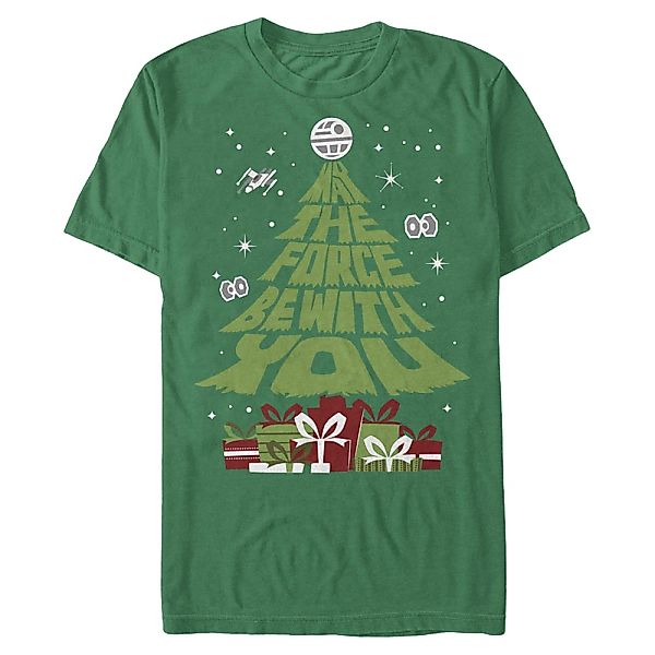 Star Wars - Text Gift Tree - Weihnachten - Männer T-Shirt günstig online kaufen