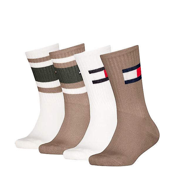 Tommy Hilfiger Socken "TH KIDS SOCK 4P FLAG & SPORT STRIPE ECOM" 4 Paar, mi günstig online kaufen