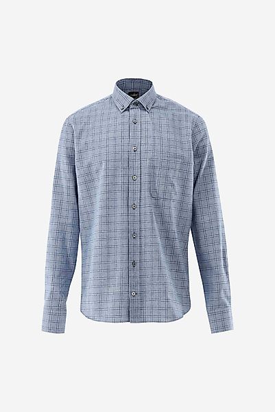 Flanellhemd mit Karomuster Tailor Fit günstig online kaufen