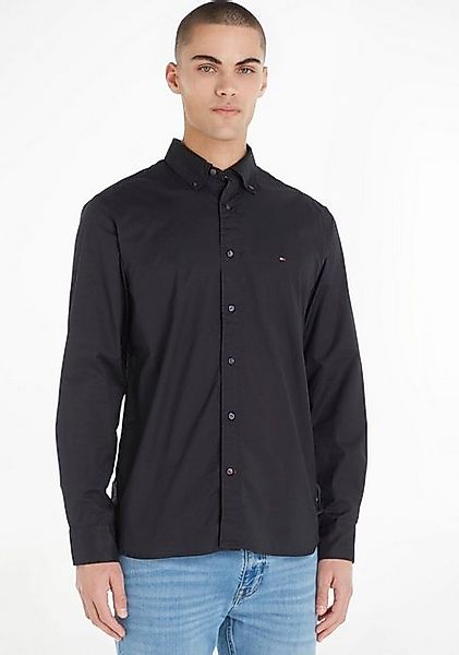 Tommy Hilfiger Langarmhemd LA-Hemd Flex Poplin günstig online kaufen