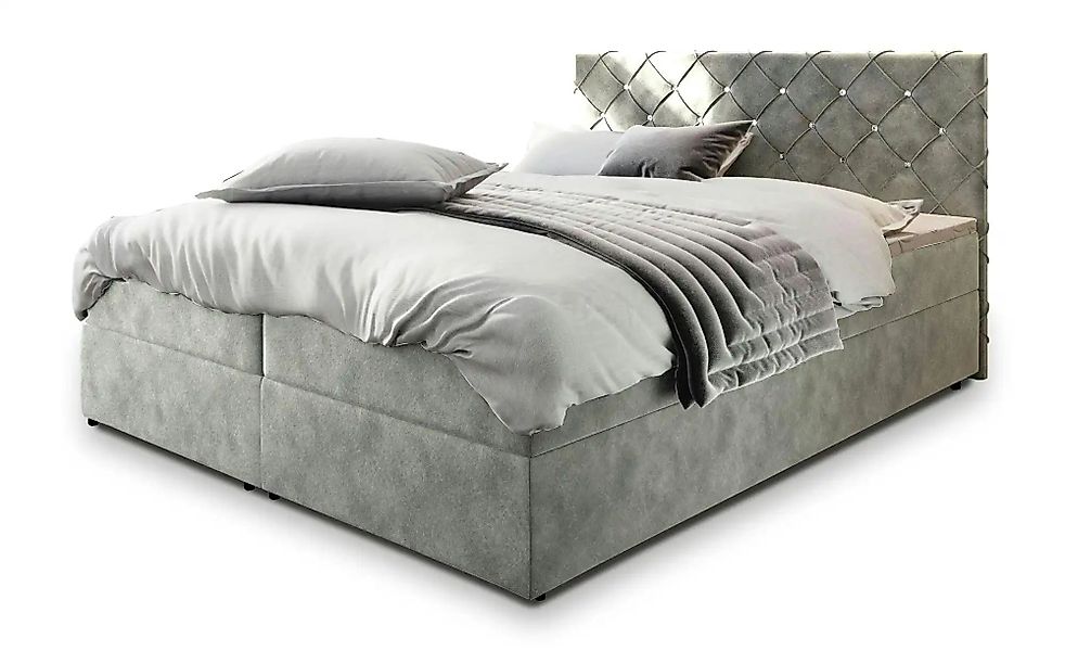 MASSENO Boxbett mit Bettkasten Riva ¦ grau ¦ Maße (cm): B: 140 H: 98 Betten günstig online kaufen