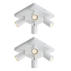 Nettlife Deckenstrahler Deckenstrahler Weiß GU10 4/6 günstig online kaufen