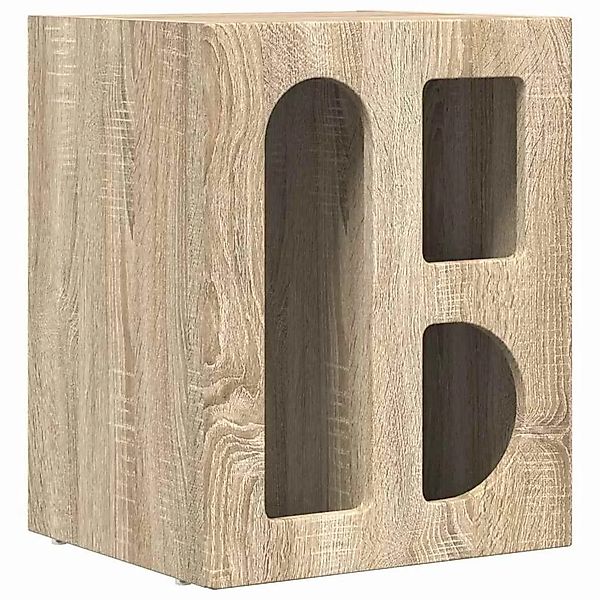 vidaXL Nachttisch Sonoma-Eiche 40 x 35 x 50 cm Holzwerkstoff 891248 günstig online kaufen