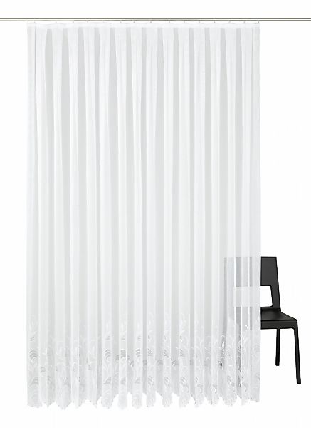 Weckbrodt Gardine "Jacqu" Kräuselband 1 Stk. tlg. feste Falten, Jacquard, h günstig online kaufen