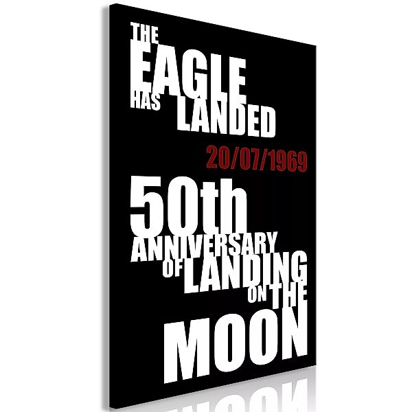 Wandbild - Moon Landing (1 Part) Vertical günstig online kaufen